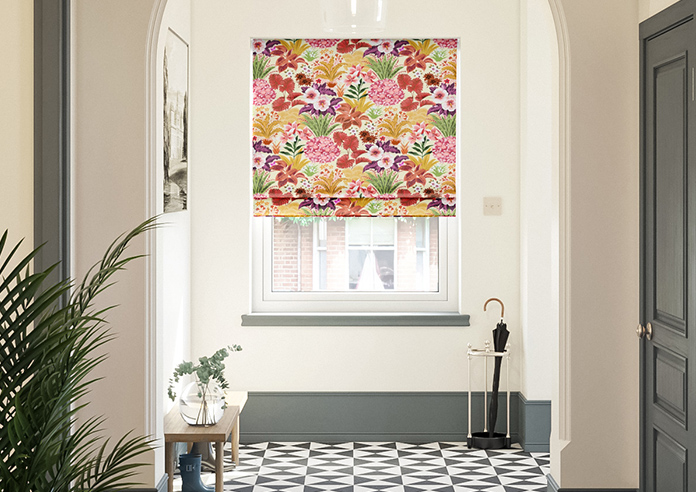 Kerala, Flamenco - Motorised Roman Blind - Image 3